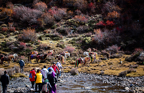 Hiking to Duosongtso 朵松措徒步2