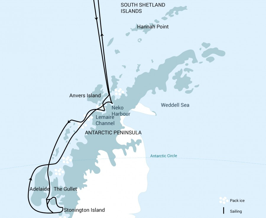 南极半岛-南极圈之旅  14天13晚