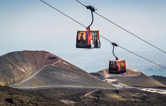 Etna cable car Etna cable car