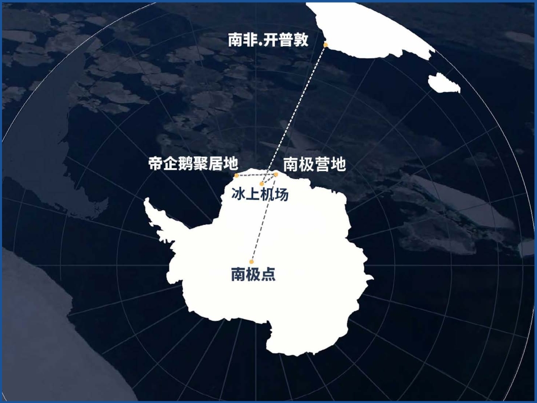 南极点地图