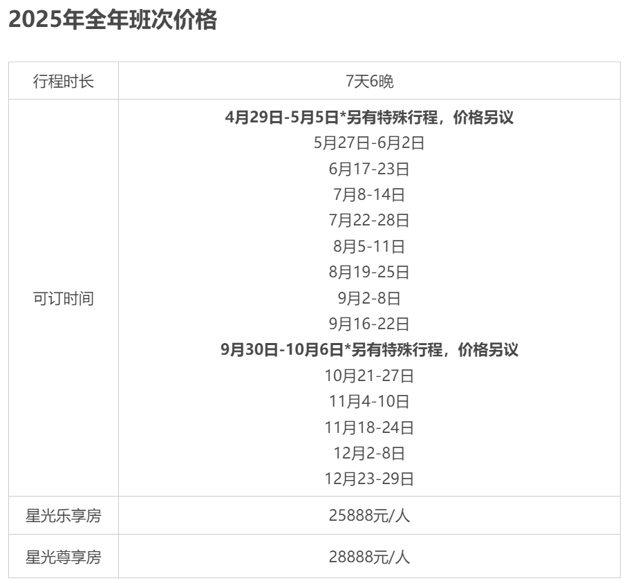 2025年价格